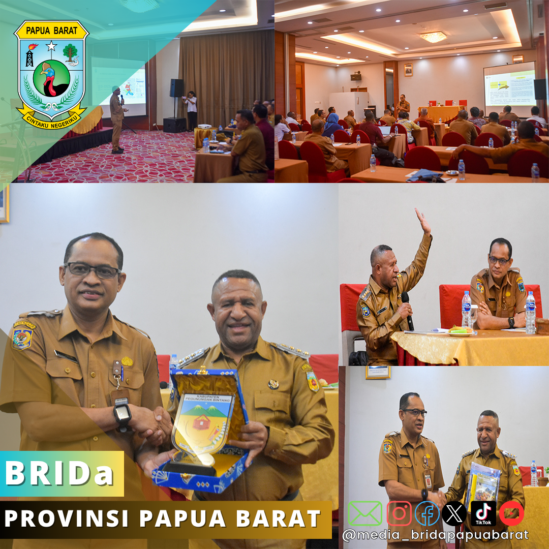 BERKUNJUNG KE PAPUA BARAT, BUPATI PEGUNUNGAN BINTANG TEGASKAN  SIAP BENTUK BRIDA 