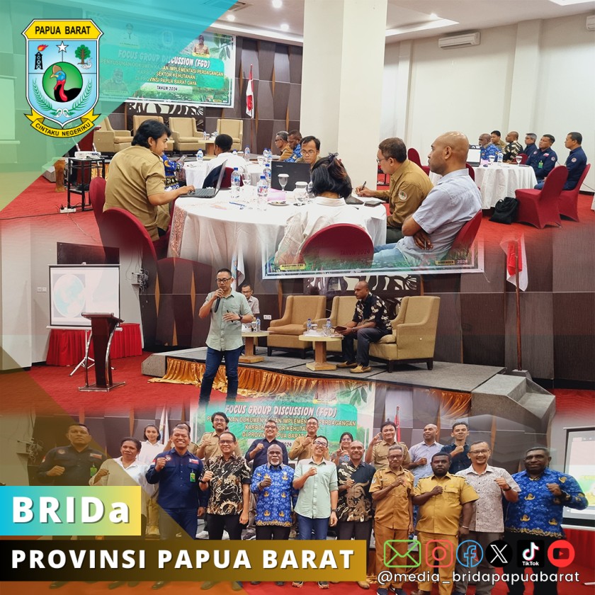 DLHKP PBD dan BRIDA PB FGD Bahas Dokumen Kajian Implementasi Perdagangan Karbon