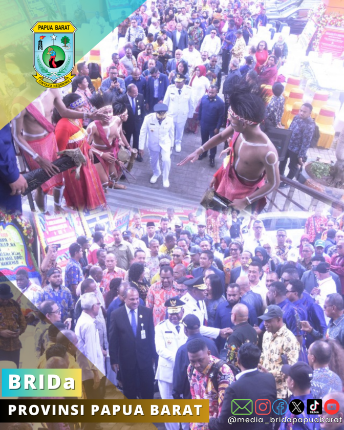 SETELAH DILANTIK, PEMERINTAH PROVINSI PAPUA BARAT MELAKSANAKAN SERAH TERIMA JABATAN GUBERNUR DAN SEKRETARIS DAERAH