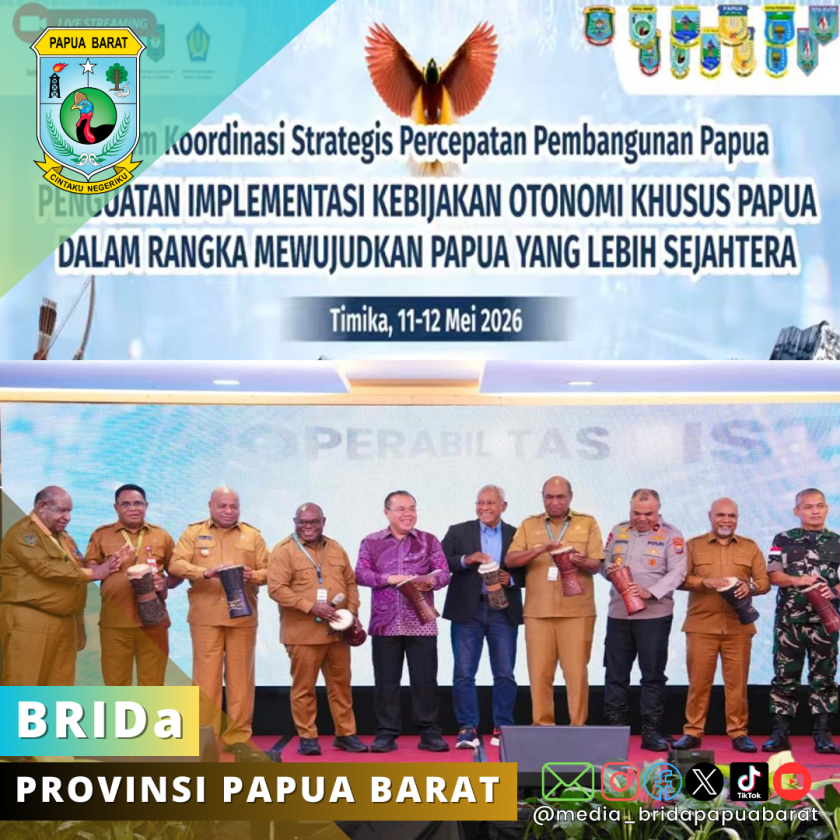 Gubernur Papua Barat Teken Kesepakatan Timika dalam Forum Koordinasi Strategis Se-Tanah Papua