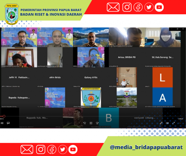 PAPUA BARAT GELAR SOSIALIASI DAN BIMBINGAN TEKNIS PENGINPUTAN INDEKS INOVASI DAERAH TAHUN 2022