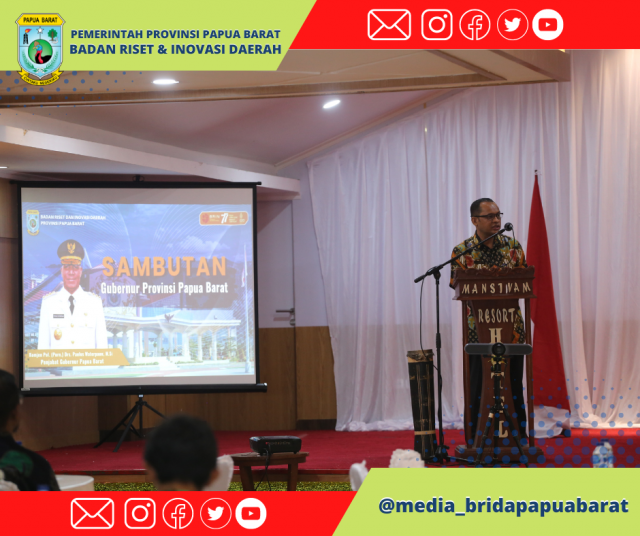 Ini Penyampaian Gubernur Papua Barat Dalam Pertemuan Bersama BRIN di Manokwari
