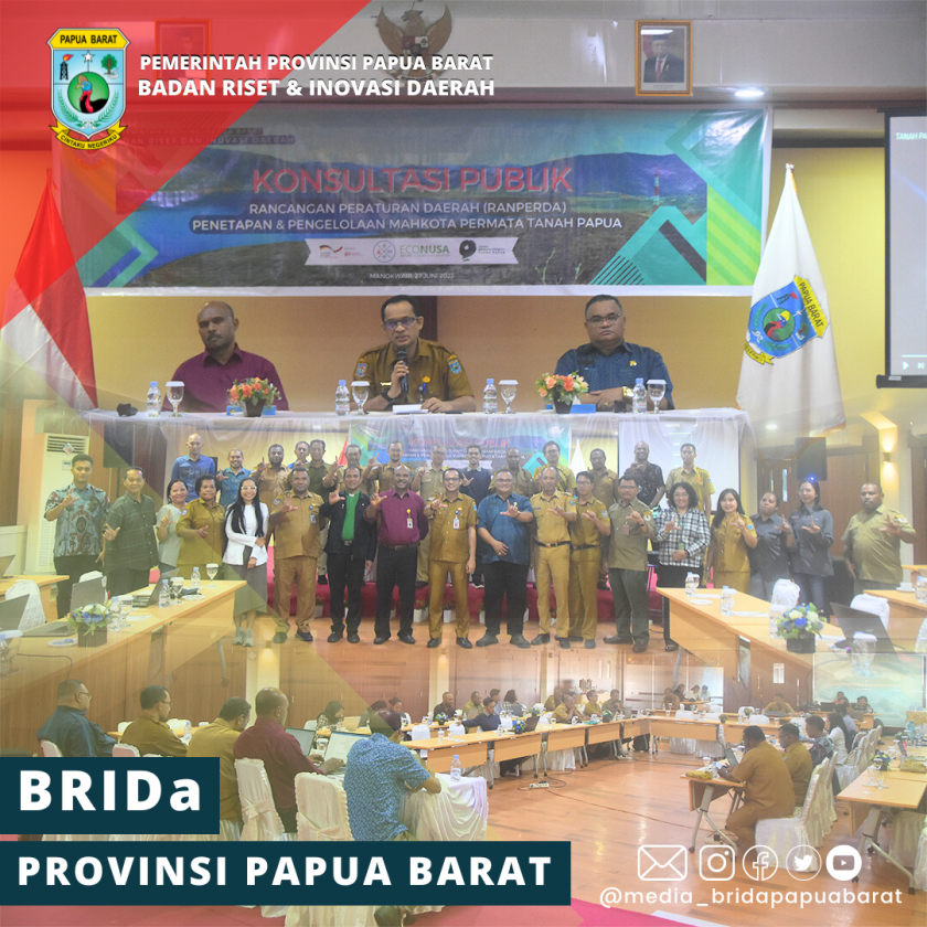 BRIDA Gelar FGD Matangkan Draft RANPERDA Pengelolaan Terpadu KSP Bentang Alam MPTP