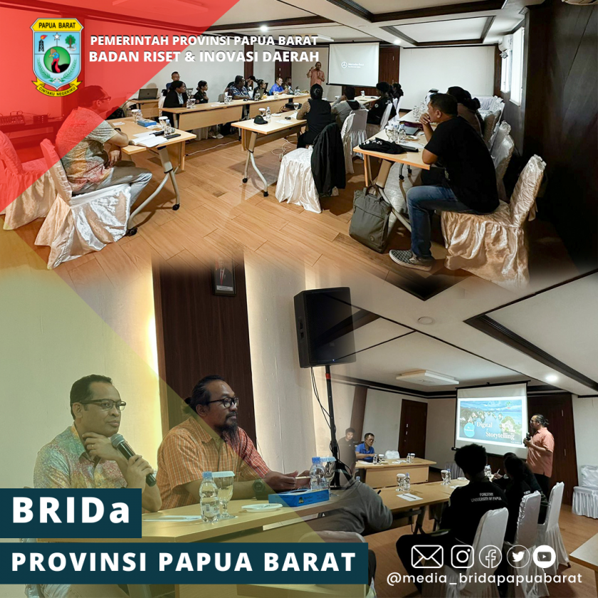 BRIDA Papua Barat gelar Coaching Clinic: Digital Storytelling bersama Rekam Nusantara Foundation