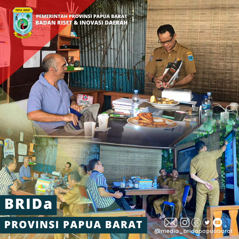 BOBOTI DOKUMEN PENDAFTARAN IG KAKAO RANSIKI TIM ARISE INDONESIA KUNJUNGI BRIDA PAPUA BARAT