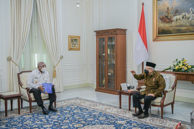 Gubernur Papua Barat Temui Wakil Presiden Republik Indonesia di Jakarta
